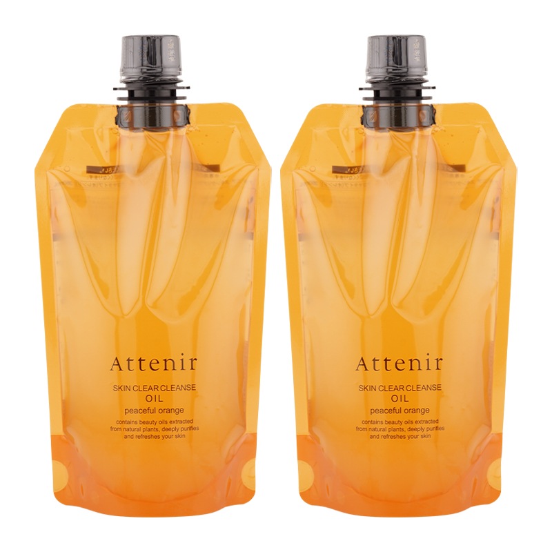 [2個セット]スキンクリアクレンズ オイル エコパック 350ml ピースフルオレンジの香り 詰め替え用 レフィル [ギフトラッピング対応]