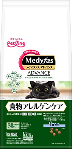 メディファス アドバンス 食物アレルゲンケア 1歳から ポーク大豆米 MFA-10 1.5kg(250ｇ6)ｘ6(ケース販売) 8,078円
