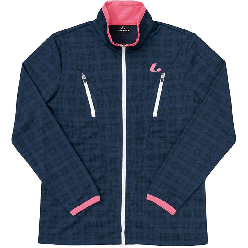 LUCENT(ルーセント) Ladies ウォームアップシャツ ネイビー テニス トレーニングシャツ ウィメンズ (xlw6376)