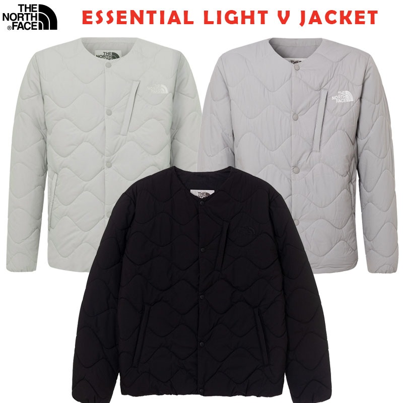 韓国正規品保証 関税負担なし NJ3NQ53J ESSENTIAL LIGHT V JACKET デイリー 基本 着装 男子 女子 人気 韓国 ファッション 男女共用 アウトドア