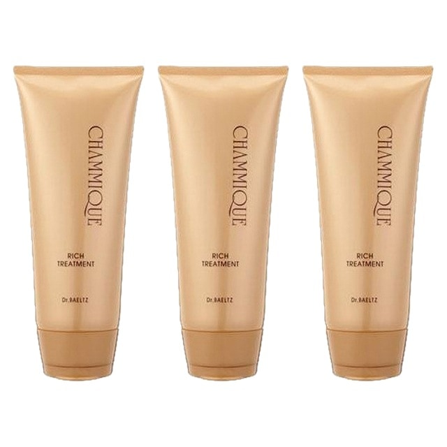 [国内正規品]シャンミーク　リッチトリートメント 200g x 3 お得な3個セット コンディショナー キューティクルケア ハリ コシ ツヤ ワイルドローズオイル ヘアカラー パーマ ダメージ