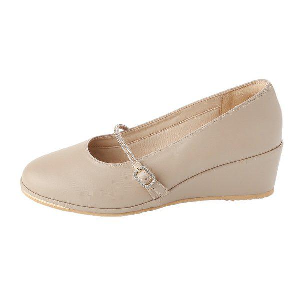 軽量クッション軽量ウェッジ女性パンプス2XWD39XE_GN