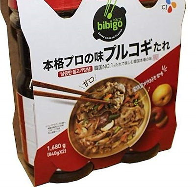他サイト： 梨ブルコギヤンニム 韓国焼肉のタレ　840g X 2の商品画像