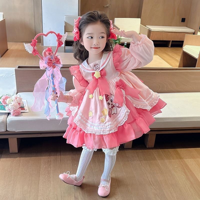 女の子ファッションフォーマルセットドレス女の子ロリータロリータハロウィンドレスコスドレスプリンセスドレスキッズドレス