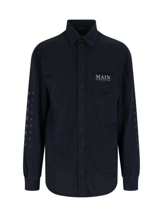 BALENCIAGA Men Shirts 850260 TTVB9 1083 Black