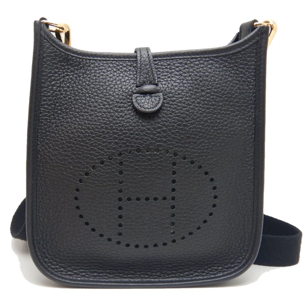 エブリンTPM H069426CCAV ショルダーバッグ トリヨンクレマンス ブラック/252331【中古】