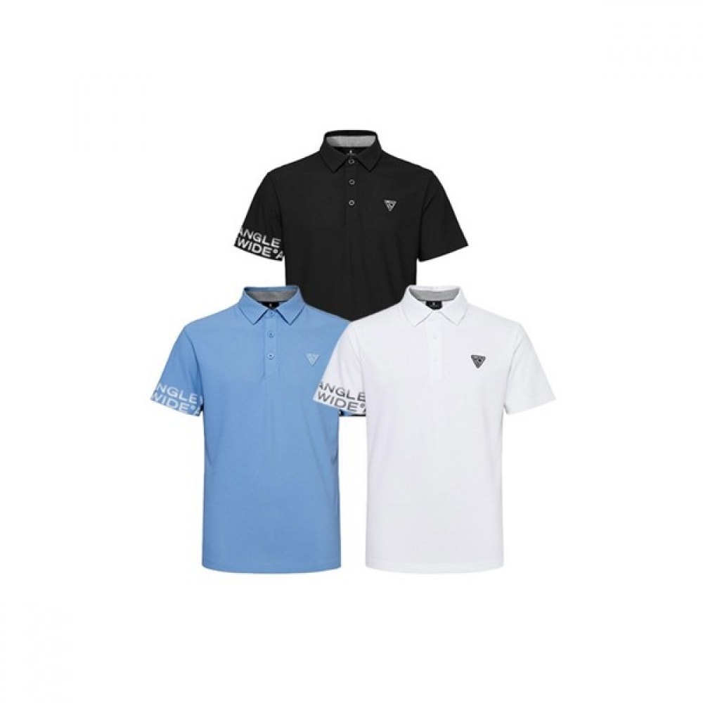 [ワイドアングル] TO スリーブロゴハニカムポロシャツ M_WMM25234