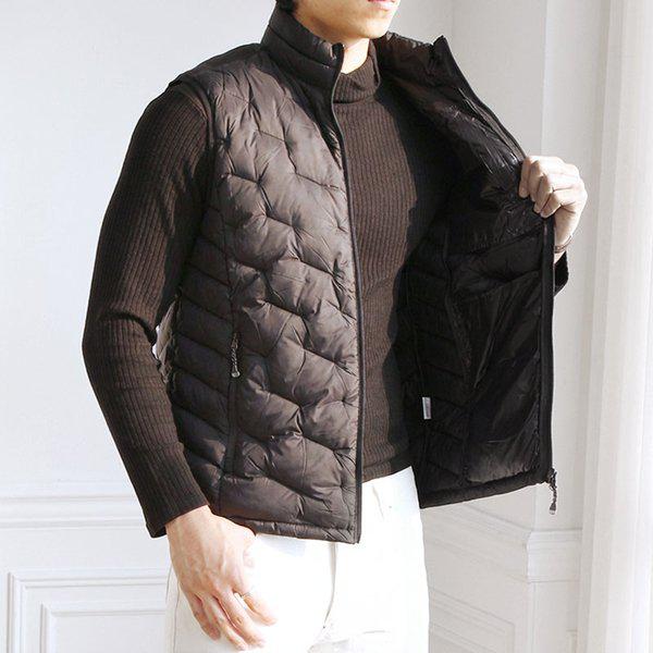 男性用機能性軽量パディング 冬の登山 ゴルフ アウトドア Welon パディングベスト HA334