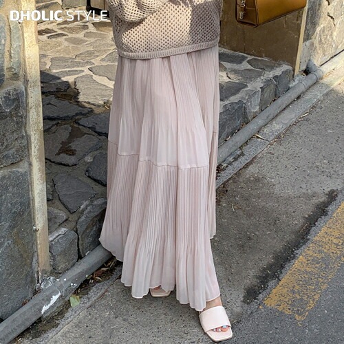 [メガ割りSALE]ティアードプリーツスカート・p525405