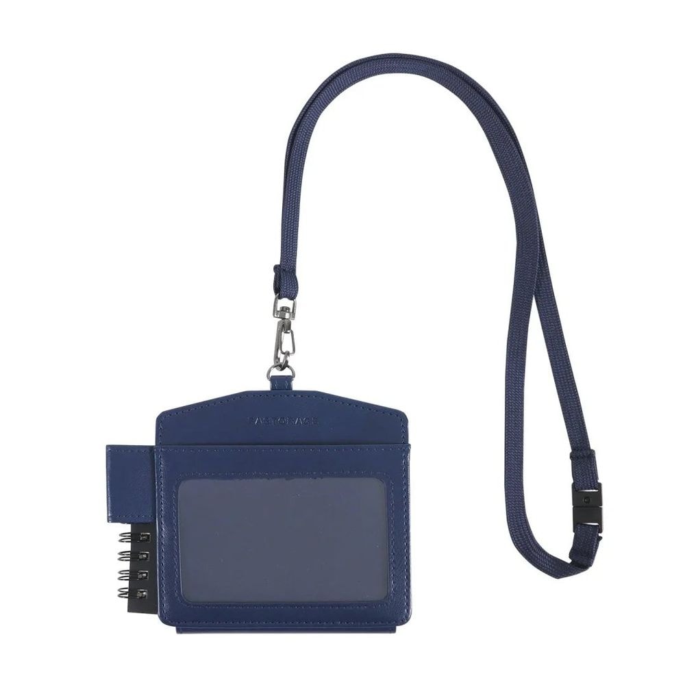 （まとめ買い）ビジネス収納 FASTORAGE メモ&IDカードホルダー ネイビー FS111NB [x3]