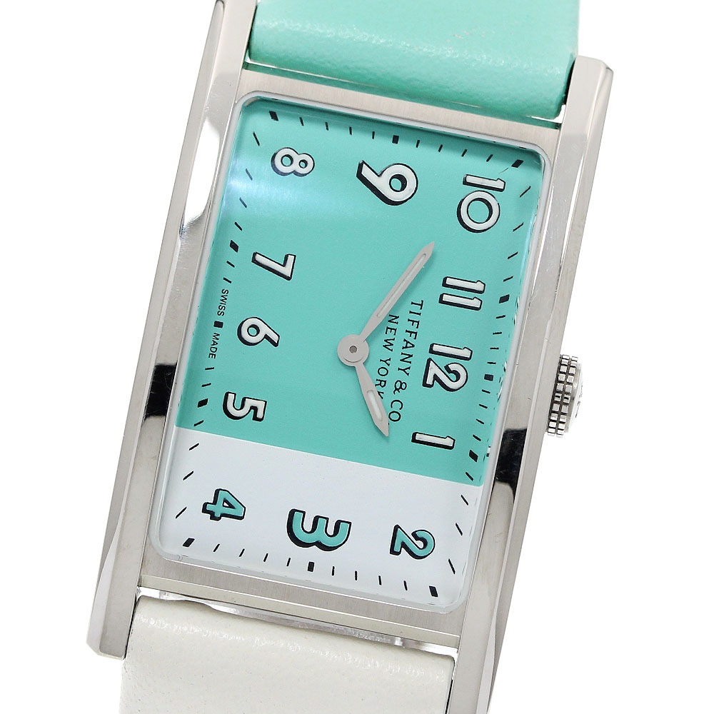 ティファニー TIFFANY&Co. 63520071 イーストウエスト2バンド クォーツ レディース _951122【中古】