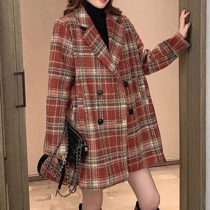 アウター 上着 コート ハーフコート ピーコート チェスターコート オーバーサイズ ミドル丈