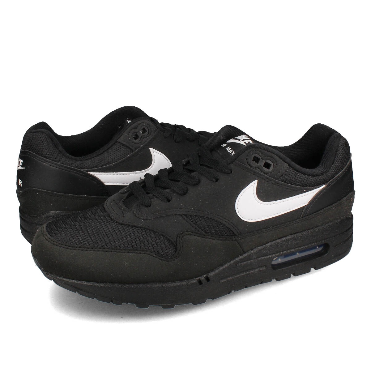 NIKE AIR MAX 1 BLACK/BLACK/WHITE