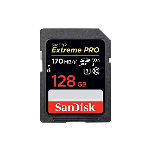 SanDisk 128GB Extreme PRO UHS-I SDXC 170MB/s SDSDX