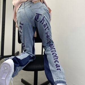 デニム パンツ ボトムス Gパン ズボン ロング レディース バギーパンツ ハイウエスト 薄手 かわいい きれいめ シンプル カジュアル 大人 おしゃれ かっこいい 大人 女子 抜け感 無地 春 夏