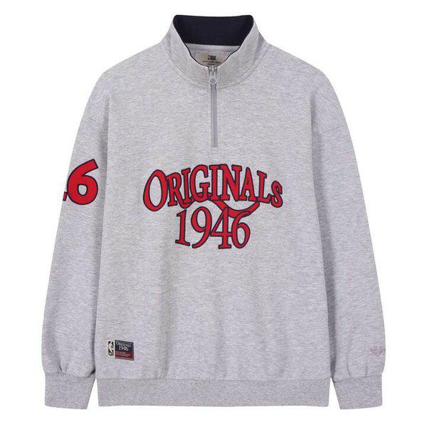 ORIGINALS46 ハーフジップ スウェットシャツ_KG