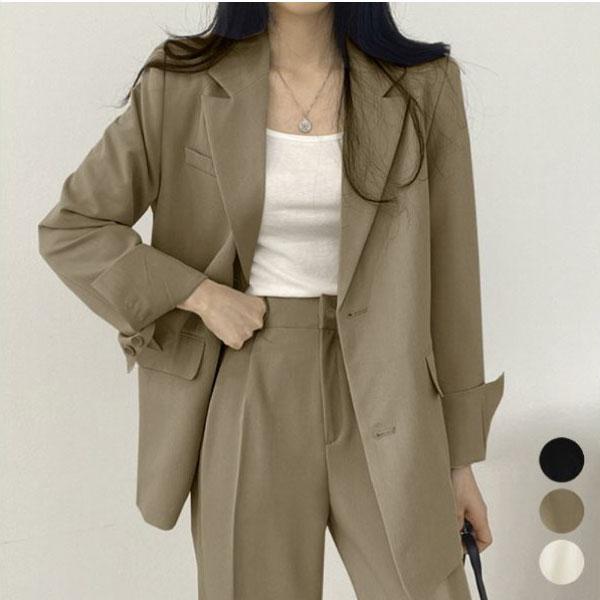 パンツスーツセット テーラードジャケット スーツワイドパンツ 上下セット ゆったりシルエット 服 オフィス 30代40代50代 セットアップ 上品 美脚