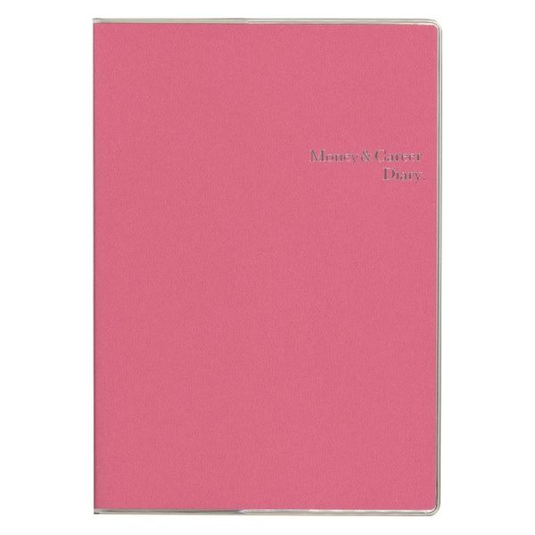 （まとめ買い）ダイゴー 理想の暮らしの実現を目指せる マネキャリ手帳 A5 ピンク R4138 [x3]