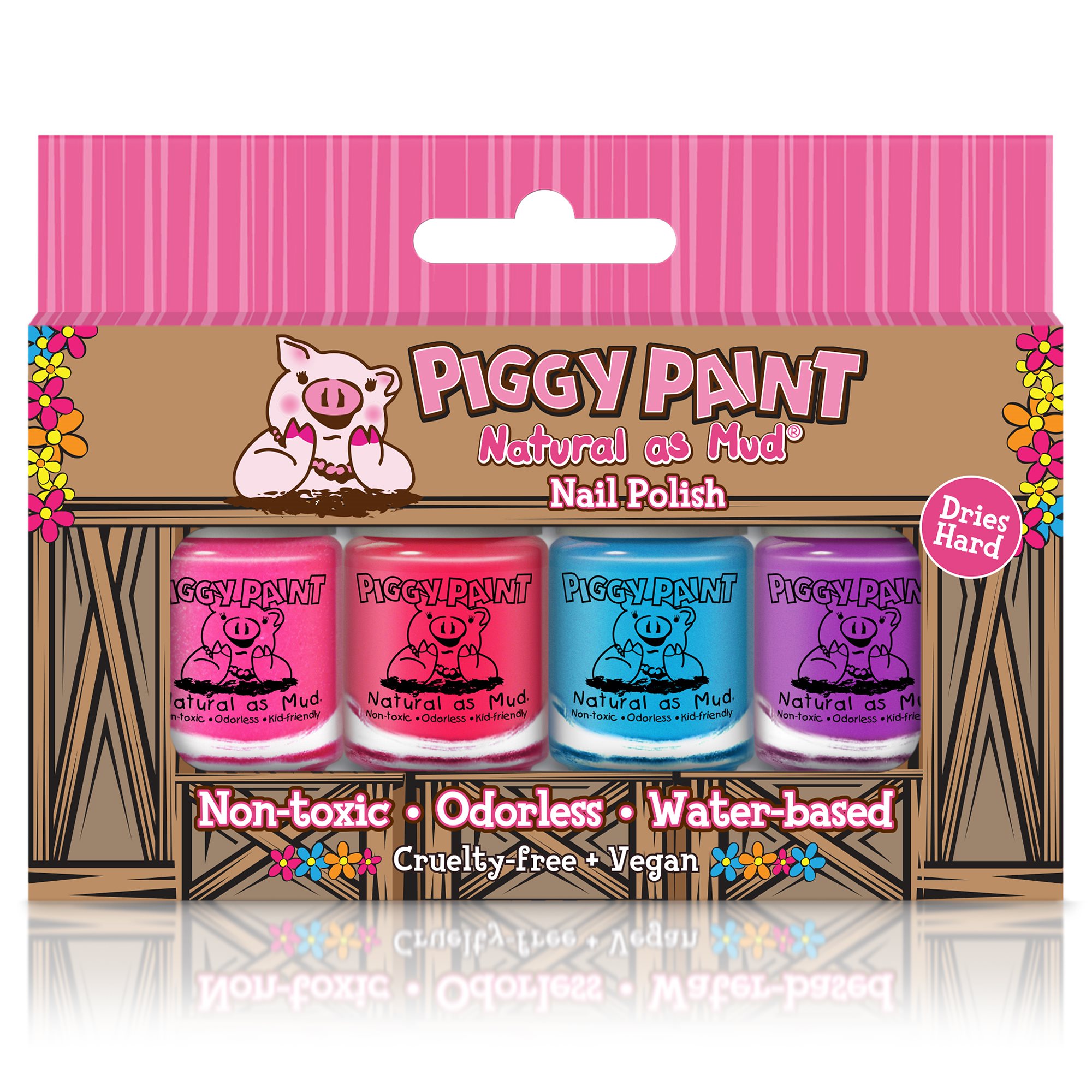 2021人気新作 Piggy Paint（ピギーペイント）Box Setお子様にも安心して使えるやさしいポリッシュ マニキュア