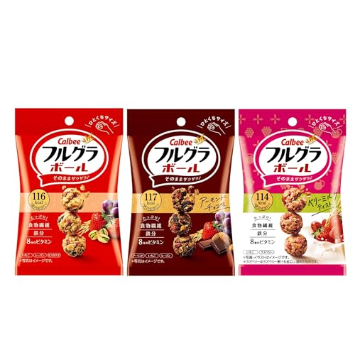 [フルグラ]カルビー フルグラボール3種アソート 計24袋
