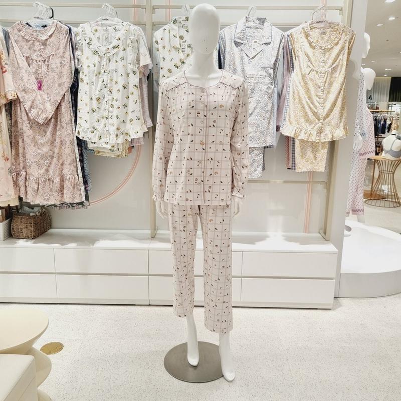 AK水原店 コートナベーカリー チェック 女性パジャマ WP8871R