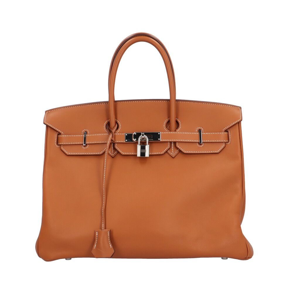 エルメス バーキン35 ハンドバッグ スイフト ブラウン HERMES 中古