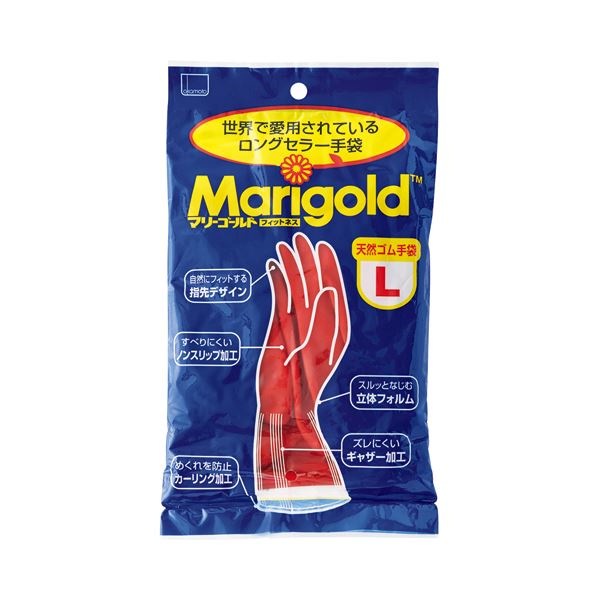 （まとめ）オカモト マリーゴールド フィットネス Lサイズ GM3001-L 1双 [x30セット]