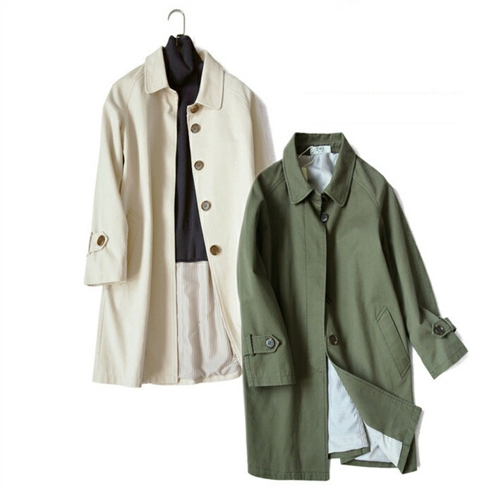 【即納】トレンチコート レディース 秋 春 コート スプリングコート ステンカラーコート 秋コート ドロップショルダー 洗える アウター ライトアウター ロングコート カジュアル ライトコート 大きい