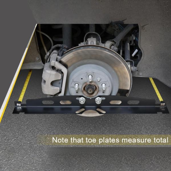 2ピース/個ホイールアライメントツール自動車SUV自動車用の正確な測定テープトーアライメントツールプレート