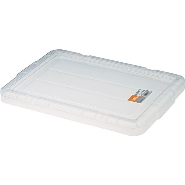 30セット ホームコンテナー/コンテナボックス フタのみ単品 HC-1324 クリア 材質：PP 汎用 道具箱 DIY用品 工具箱