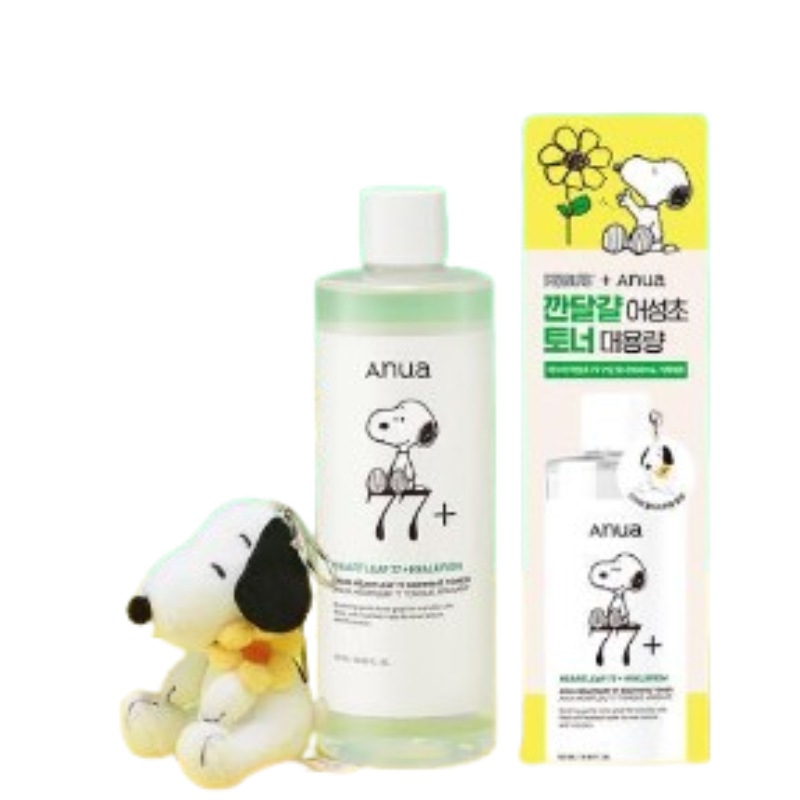 ドクダミ77 すりおろした卵 トナー 500ml (スヌーピー キーリング贈呈)