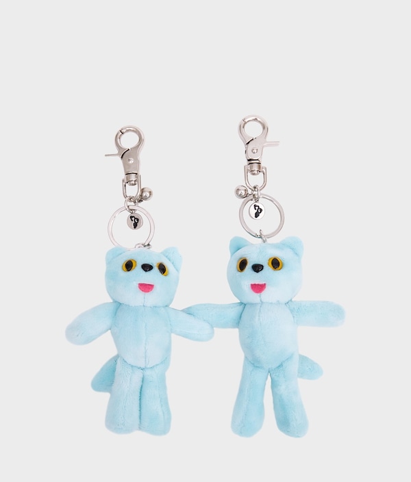 COMFORT PIYONG KEYRING ぬいぐるみ キーホルダー　ブルー COMFORT】PIYONG KEY RING [BTS テテ着用] [正規品] ISETAN