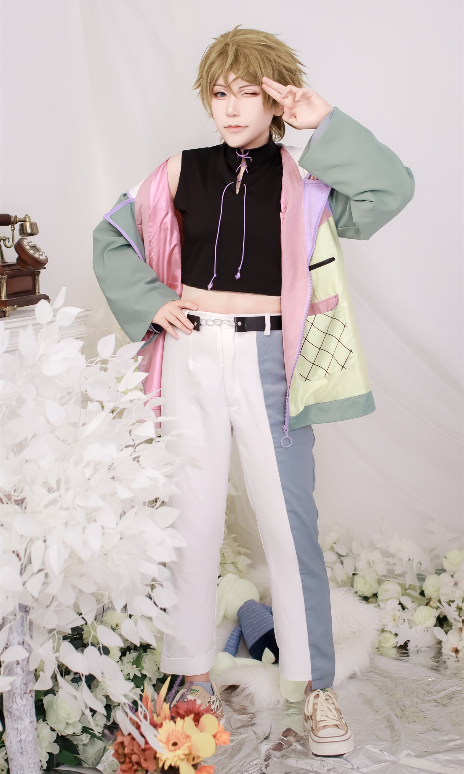 ハロウィン 学園祭 文化祭 コスチューム コスプレ衣装 仁兔なずな 高峯翠 紫之創 巴日和 Rider City きまぐれシティライダー あんさんぶるスターズ スーツ ハロウィン 2025年新作入荷コ