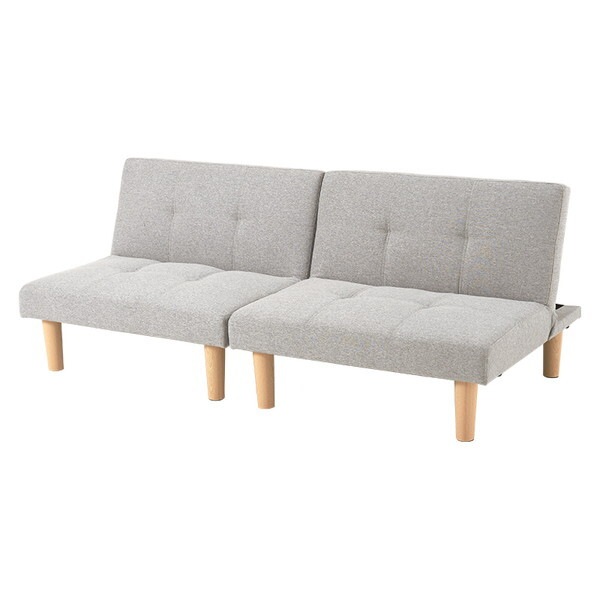LSF-4440LGY-2S ソファベッド ライトグレー メーカー直送