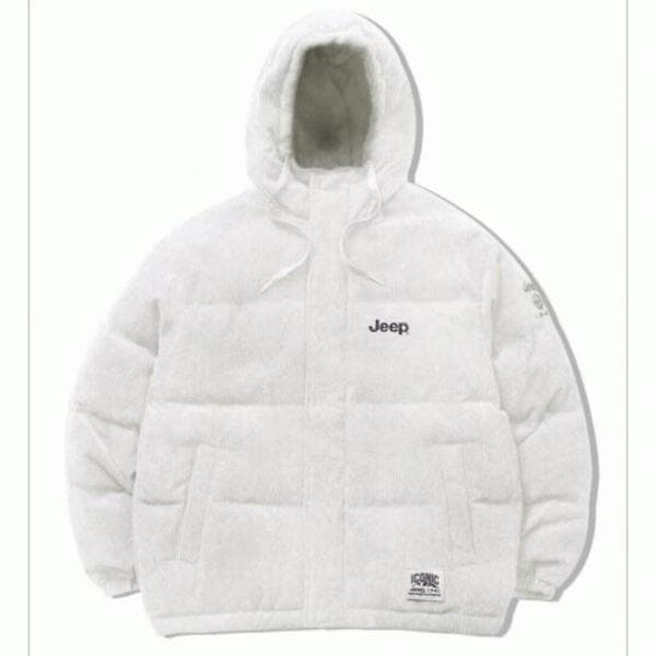 JEEP 女性専用コーデュロイショートパディングダックダウンパディング_A JN4JPU422