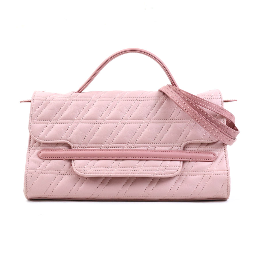 ザネラート ZANELLATO ショルダーバッグ ハンドバッグ レザー ピンク レディース a0517