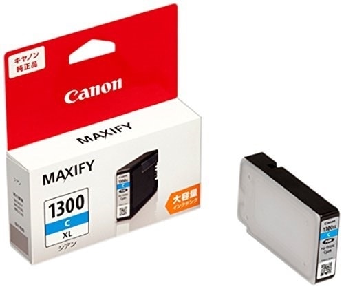 （まとめ買い）純正 インクタンク シアン 大容量タイプ PGI-1300XLC [x3]