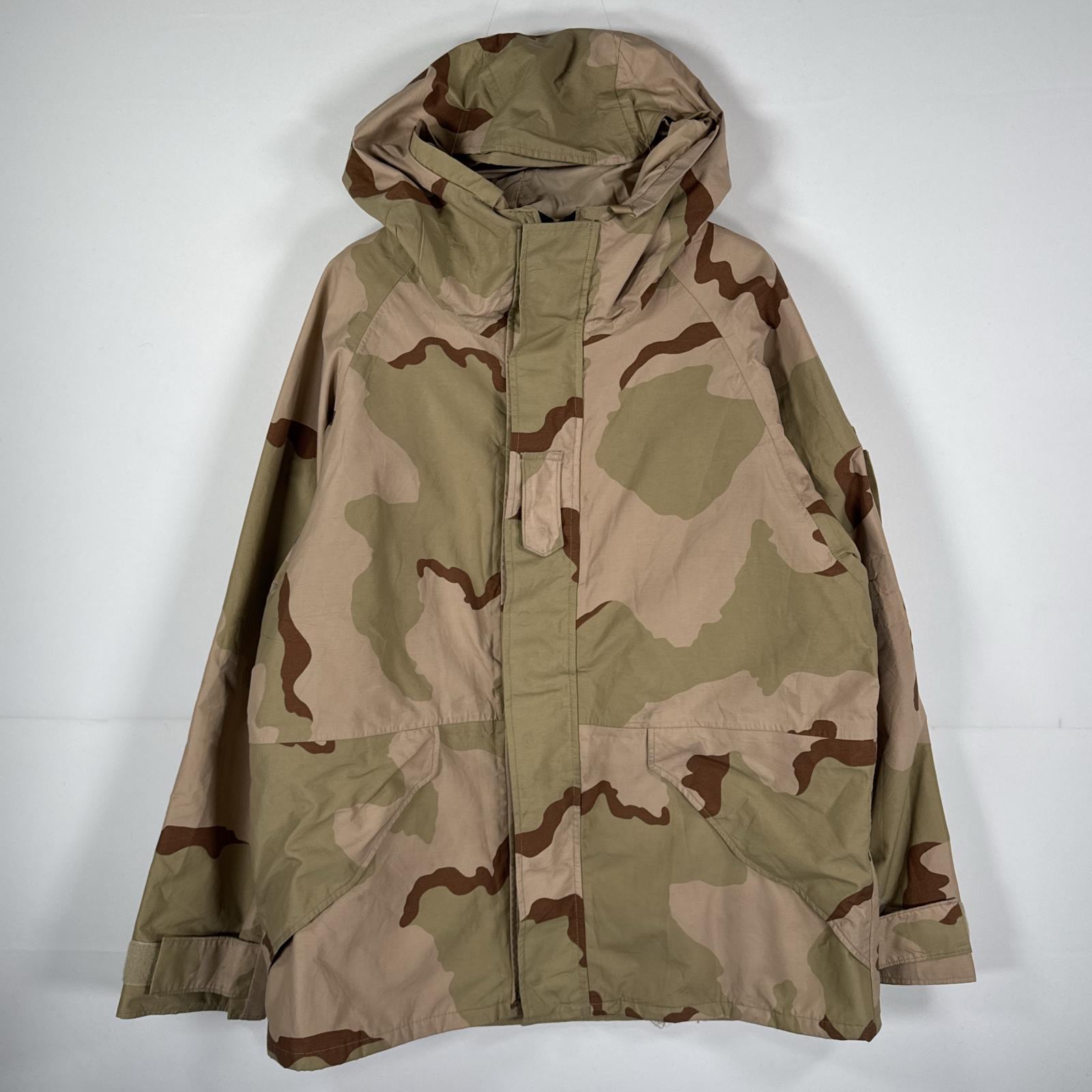 古着 ミリタリージャケット ECWCS GORE-TEX デザートカモ ゴアテックスパーカー 米軍 実物 large regular ベージュ カモフラージュ（迷彩） メンズ