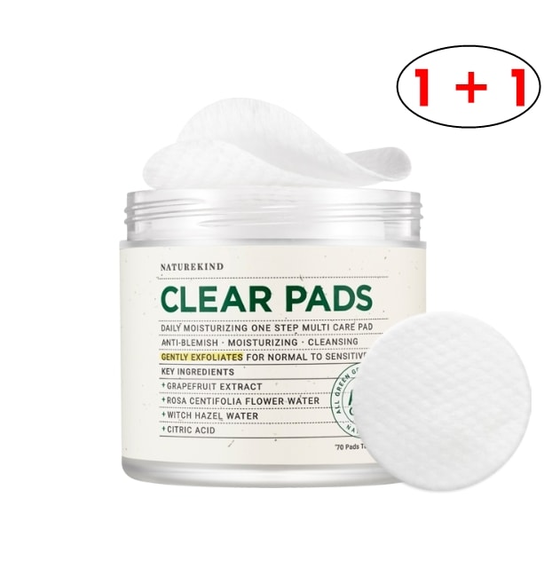 クリアパッド（1 + 1）モイスチャービューティー韓国スキンケア化粧品 / 韓国の化粧品ブランドの人気クリアパッド多目的首の皮膚肘全身多目的