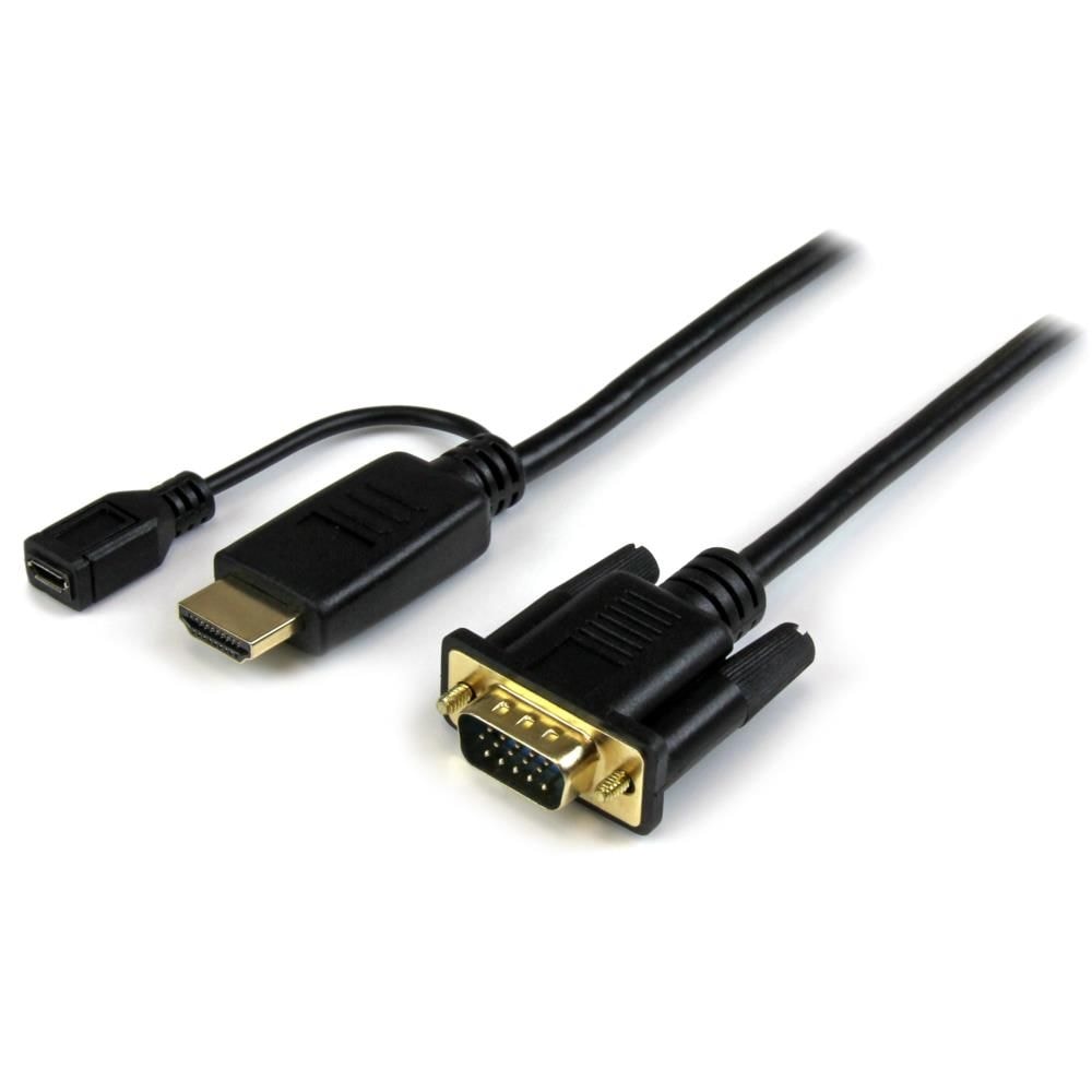 コンビニ受取対応商品】 StarTech.com [HD2VGAMM10] VGAアクティブ変換ケーブルアダプ - HDMI その他PC用アクセサリー  - flaviogimenis.com.br