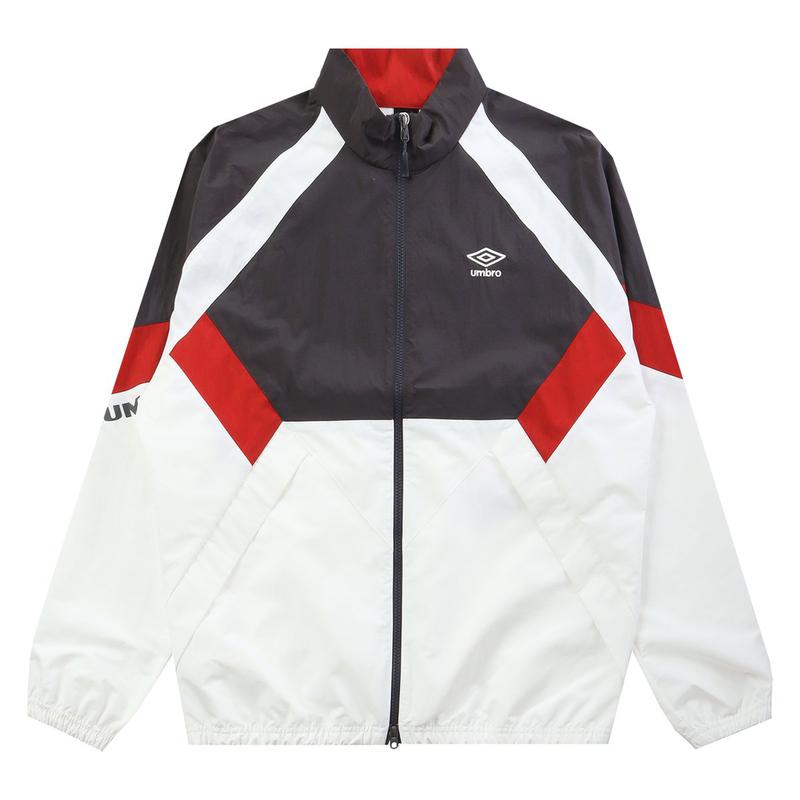 共用ポップラッシュカラーブロックスタンドネックウインドブレーカージャケットUR123CJK34 MCH