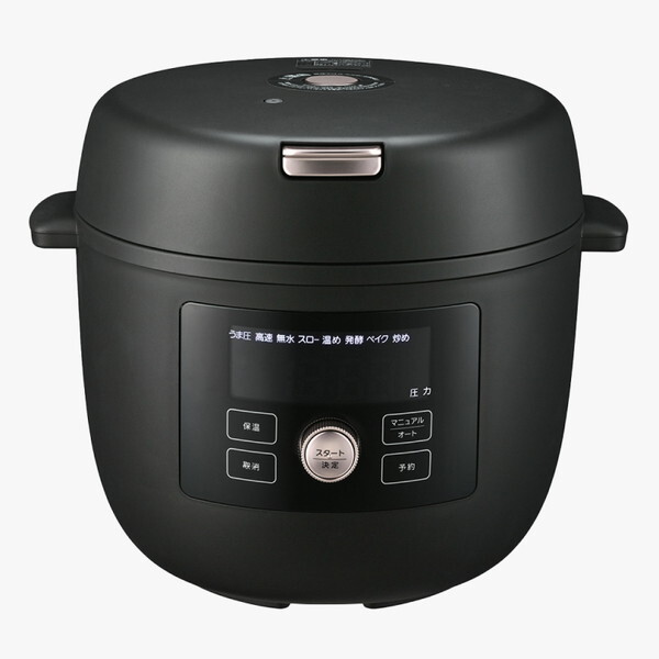 COK-B400KM マットブラック COOKPOT(タイガークックポット) 電気圧力鍋 (2.5L)