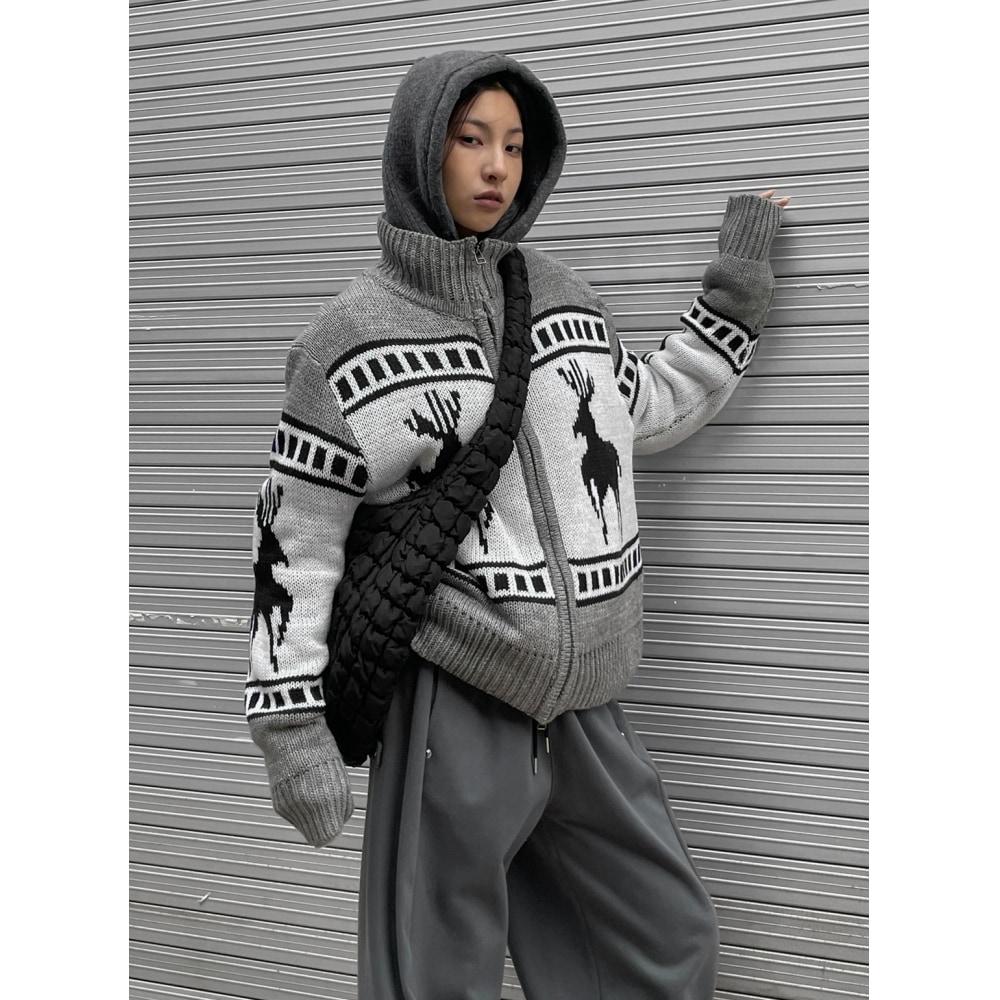 ブラックアップ (ユニセックス) トランキンカウイッチ 2ウェイニットジップアップ 7,485円