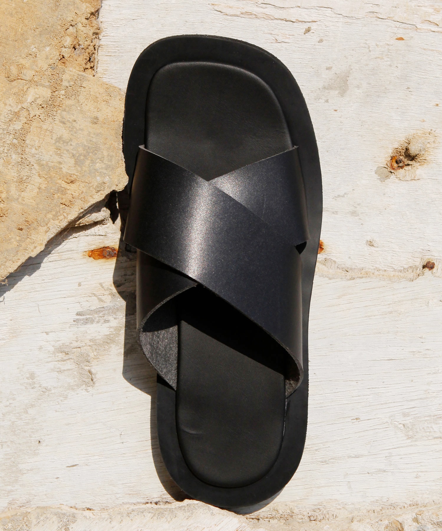 OFFICE SQUARE SLIDE LEATHER BLACK