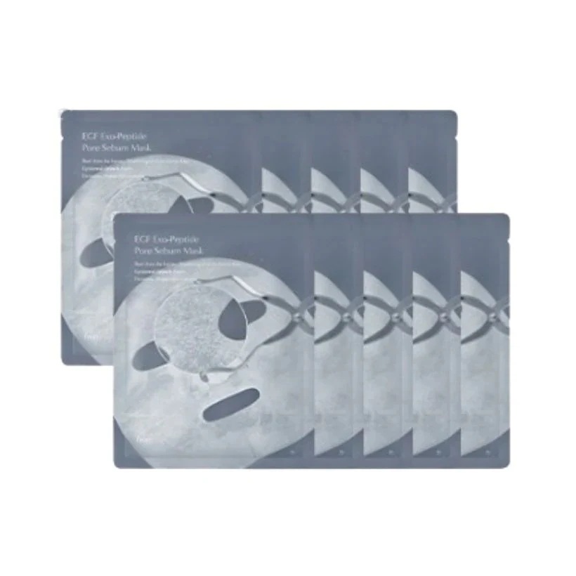 [25FW/New]EGF 皮脂パック エキソペプチド 毛穴 皮脂マスク 2Box(10枚)(+ウォーターサンアンプル5ml贈呈) #純度99% EGF #低刺激 #皮脂ケア