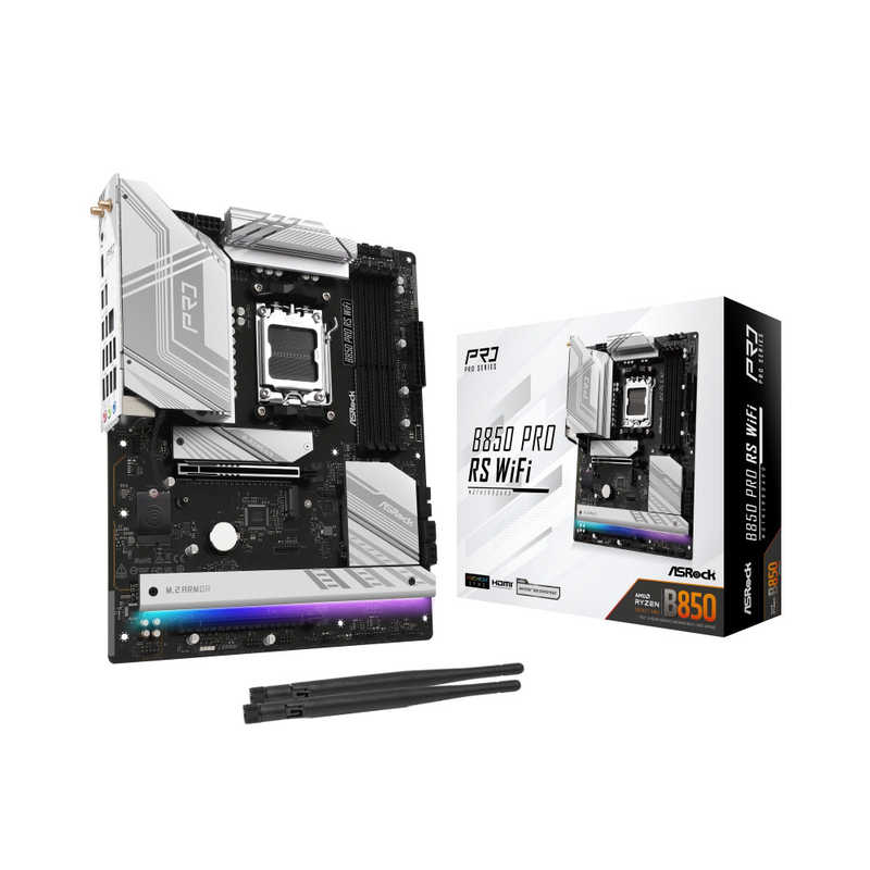 ASROCK　マザーボード(Socket AM5) ［ATX］　B850 Pro RS WiFi 23,746円