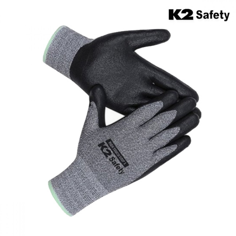 (K2 Safety) K2 Safety IMA21912 ハイタッチ NBR コーティングセーフティグローブ 10個セットスマートフォンタッチ対応