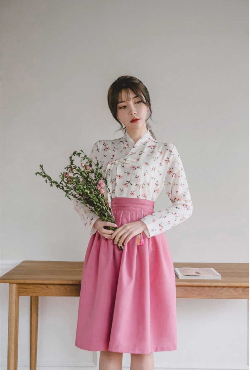 韓国生産 韓国オリジナル 高級 生活韓服セット現代改良韓服 ハンボク 韓国ファッション チュショップハンボク