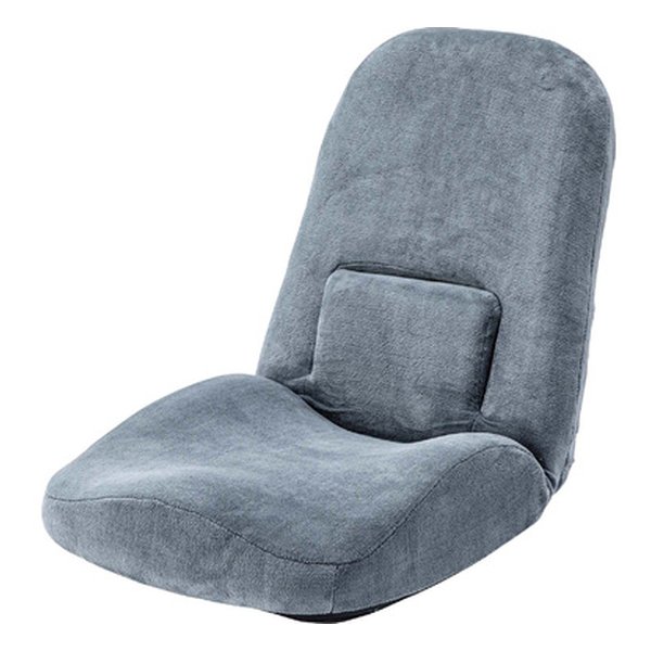 ランバーサポート グレー 幅47×奥行き61-103×高さ58-14×座面高8cm RKC-172GY