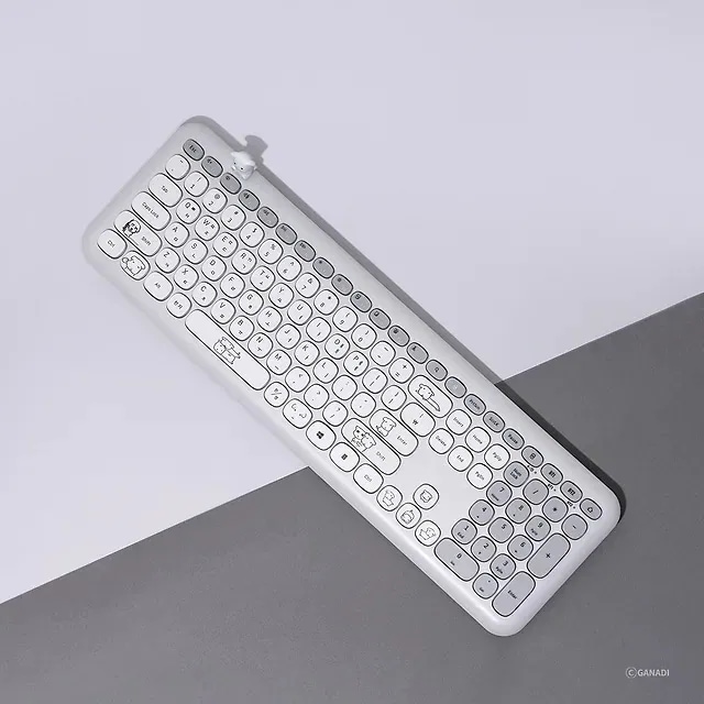 ガナディ マルチペアリング Bluetooth ワイヤレス 韓国語キーボード / 가나디 키보드